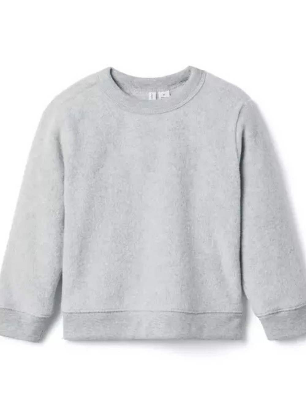 Janie and Jack The Fleece Sweatshirt Gray Crewneck 2T